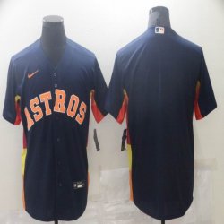 Nike Houston Astros blank dark blue majestic baseball jerseys