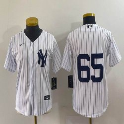 Youth Nike New York Yankees #65 white majestic mlb baseball Jerseys