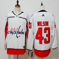 Adidas Washington Capitals #43 Tom Wilson white ice hockey Jerseys 01