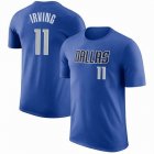 Dallas Mavericks #11 Kyrie Irving blue NBA T-Shirts