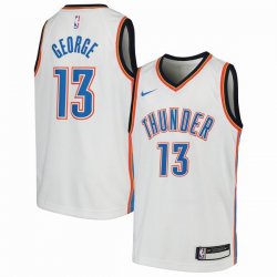 Custom Youth Oklahoma City Thunder #13 Ousmane-Dieng white nba jerseys