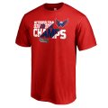 Men's Washington Capitals Fanatics Branded Red 2018 Metropolitan Division Champions Locker Room T-Shirt