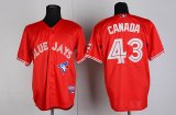 Toronto Blue Jays #43 Canada Red MLB Jerseys