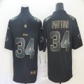 Nike Chicago Bears #34 Walter Payton black gold Color Rush Limited Jerseys