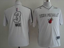 Miami Heat WADE 3 white shirt