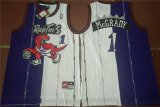 Toronto Raptors #1 Tracy McGrady Soul Swingman Stitched white Purple Jersey