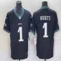 Nike Eagles #1 Jalen Hurts black Color Rush Limited Jersey-BD 03