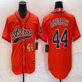 Nike Houston Astros #44 Yordan Alvarez orange majestic baseball jerseys Joint name -BD 02