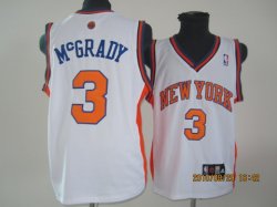 New York Knicks 3# MCGRADY white nba jerseys