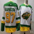 Adidas Minnesota Wild #97 Kirill Kaprizov White Ice hockey jersey-PD