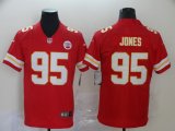 Nike Kansas City Chiefs #95 Chris Jones red Color Rush Limited Jerseys