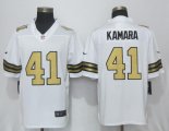 New Orleans Saints #41 Alvin Kamara Nike white Color Rush Limited Jersey