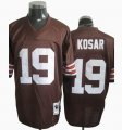 Bernie Kosar Cleveland Browns #19 Throwback Brown NFL Jerseys