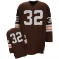 Cleveland Browns 32 Jim Brown throwback brown nfl jerseys