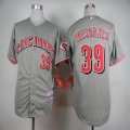 Cincinnati Reds Devin Mesoraco #39 gray Baseball jerseys