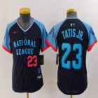 Youth National League #23 Fernando Tatis Jr. Nike Navy 2024 MLB All-Star Game 01