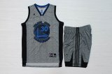 Golden State Warriors #30 Stephen Curry gray fashion nba suits