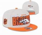 2023 Broncos white NFL Snapback Hats-YD