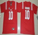 Youth Ole Miss Rebels Eli Manning 10 College Alumni Football Jersey - Red