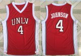 Larry Johnson #4 UNLV Rebels Red Men's Basketball Sewn Jersey