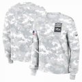 Baltimore Ravens Nike Arctic Camo 2024 Salute To Service Performance Long Sleeves T-Shirt