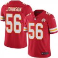 Nike Kansas City Chiefs #56 D.Johnson red Color Rush Limited Jerseys