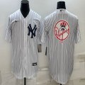 Nike New York Yankees blank white majestic baseball Jerseys-BD