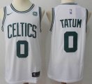 Nike Boston Celtics #0 Jayson Tatum white nba basketball jerseys