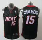 Miami Heat 15 CHALMERS black nba cheap jerseys