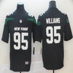 Nike New York Jets #95 Quinnen Williams black Color Rush Limited Jersey