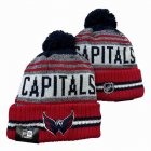 2024 Washington Capitals red white gray NHL Sports Cuffed Knit Hats