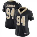 Women New Orleans Saints #94 Cameron Jordan Nike black Color Rush Limited Jersey