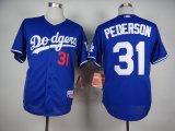 Los Angeles Dodgers #31 Joc Pederson blue mlb jersey