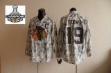 NHL Chicago Blackhawks 19 Jonathan Toews beige Jersey