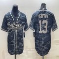 Nike Oakland Raiders #13 Hunter Renfrow gray camo baseball jerseys Joint name-BD