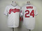 Cleveland Indians 24 Michael Bourn white MLB Jerseys