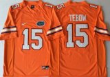 Florida Gators Tim Tebow #15 orange College Football Jersey