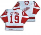 NHL Detroit Red Wings #19 Steve Yzerman White Jersey