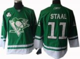 NHL Pittsburgh Penguins 11 STAAL green Jersey