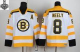 2013 NHL Stanley Cup Boston Bruins 8 NEELY white new jersey