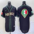 2023 World Cup Mexico blank black new majestic MLB baseball Jerseys-BD 51