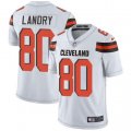 Cleveland Browns #80 Jarvis Landry white Nike Color Rush Limited Jersey