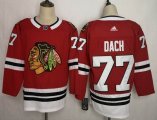 Adidas Chicago Blackhawks #77 Dach red hockey jersey