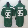 Nike New York Jets #95 Quinnen Williams Green Color Rush Limited Jersey