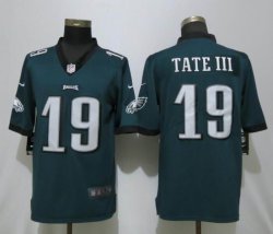 Nike Eagles #19 Golden Tate III green Color Rush Limited Jersey