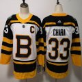 Women Adidas Boston Bruins 33# Zdeno Chara White Black ice hockey Jersey