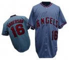 Anaheim Angels ANDERSON 16# Grey Mlb jersey