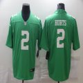 Nike Philadelphia Eagles #2 Jalen Hurts green Color Rush Limited Jersey