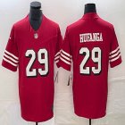 Nike San Francisco 49ers #29 Talanoa Hufanga red Nike Scarlet Vapor F.U.S.E. Limited Jersey-BD 03