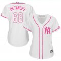 2017 Women New York Yankees #68 Dellin Betances white majestic mlb jersey